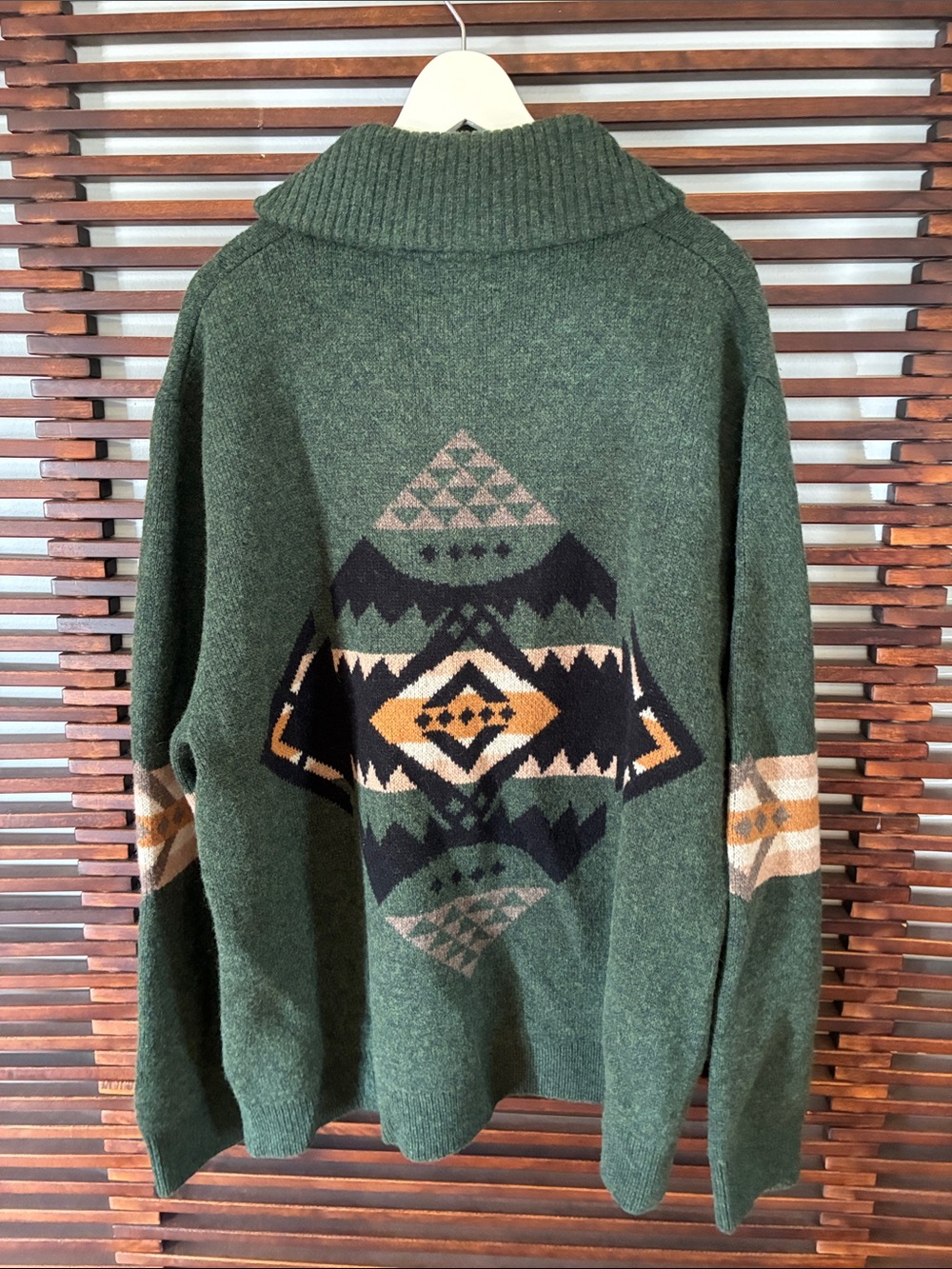 🎉NEW LISTING!🎉NWOT Pendleton Men's Tribal Aztec Shawl Collar Cardigan Sweater - Picture 6 of 9